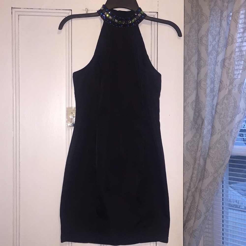 Forever 21 Black Halter Dress - Picture 2 of 4